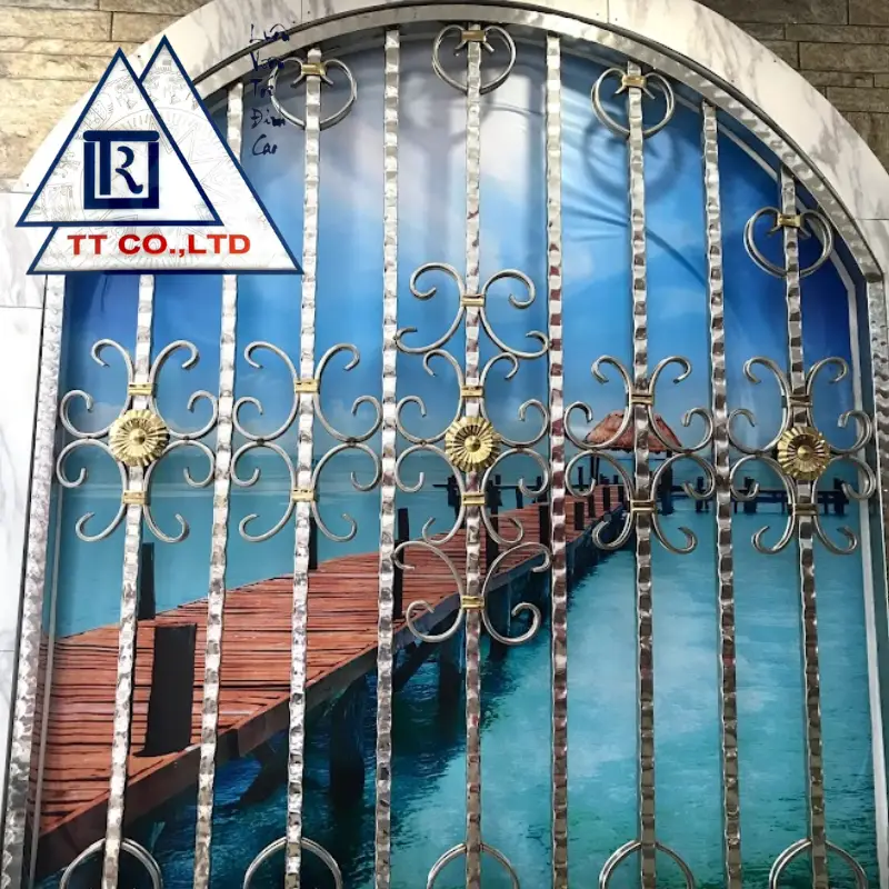 Gia công khung cửa sổ inox màu