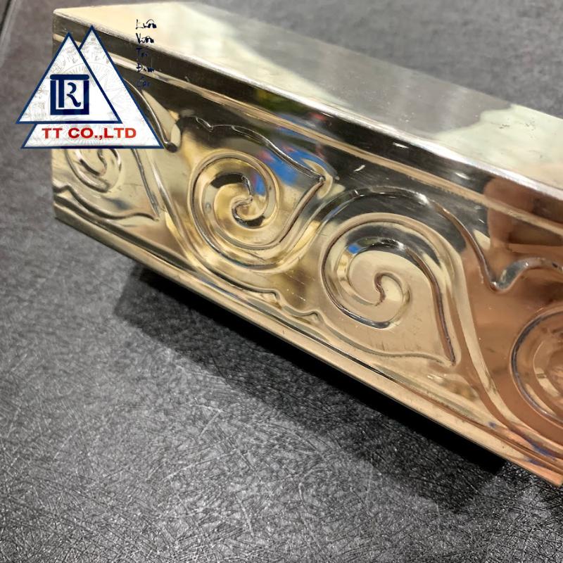 Hộp Inox Hoa Văn