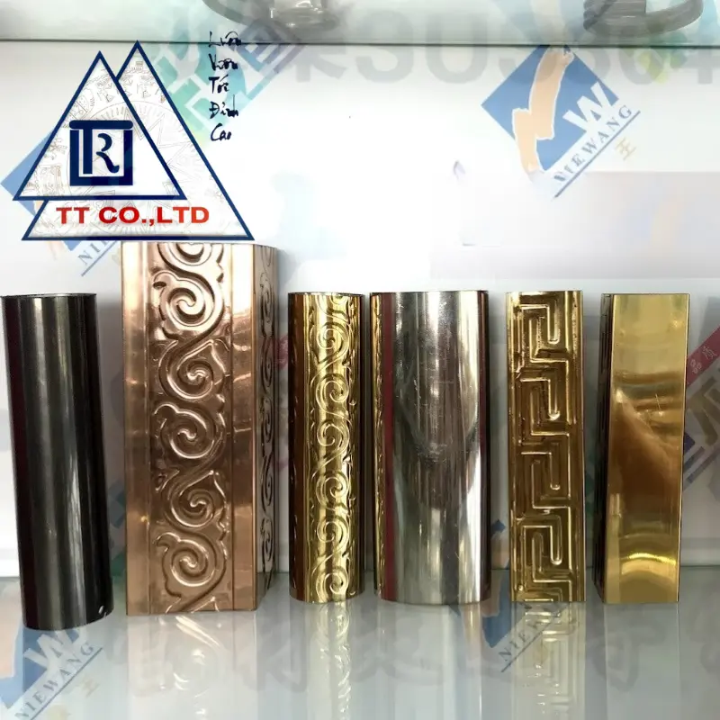 ống inox hoa văn