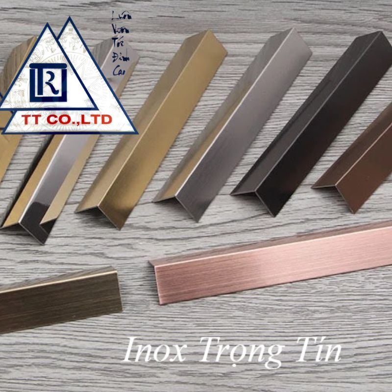 thanh V-U-T inox màu