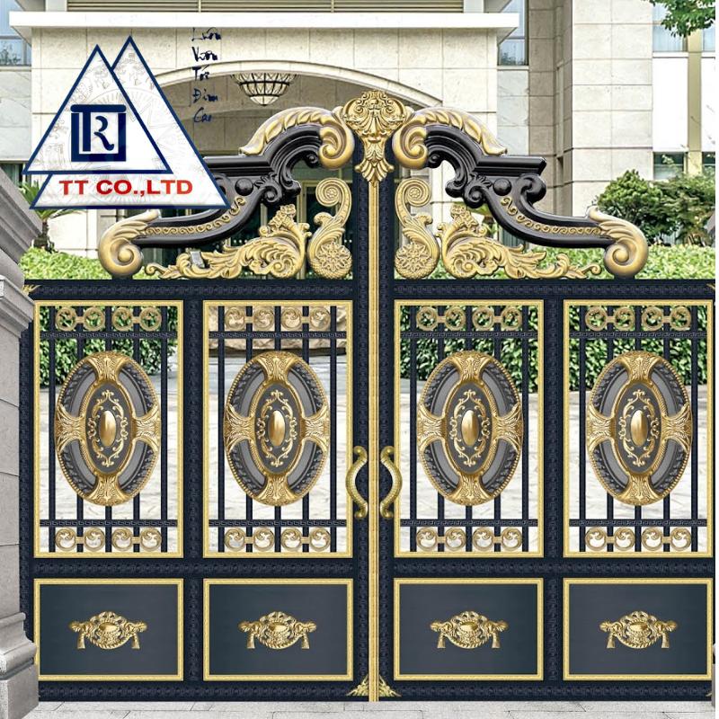 Cửa Cổng Inox Màu