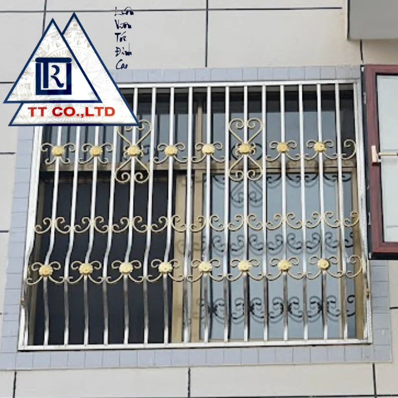 Gia công khung cửa sổ inox màu