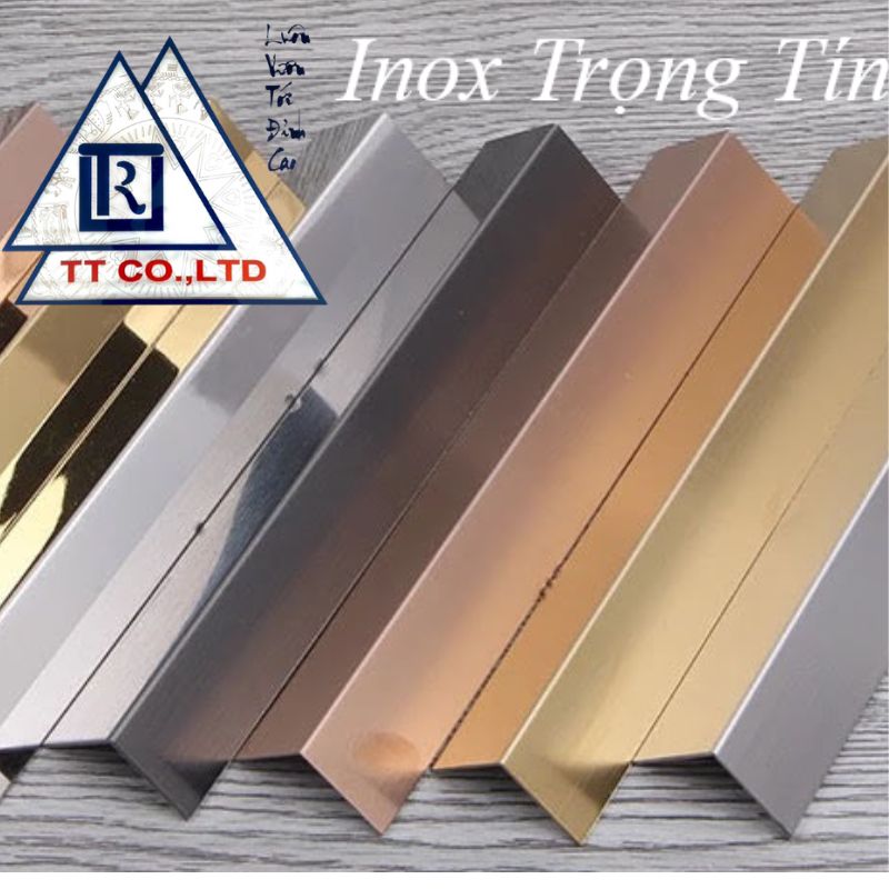 thanh V-U-T inox màu