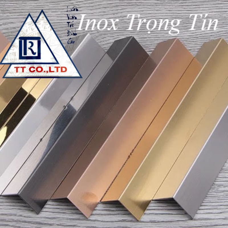 thanh V-U-T inox màu