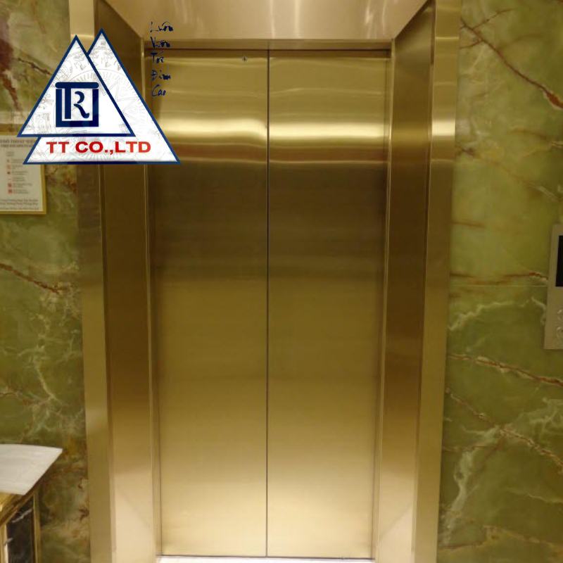 ốp inox thang máy