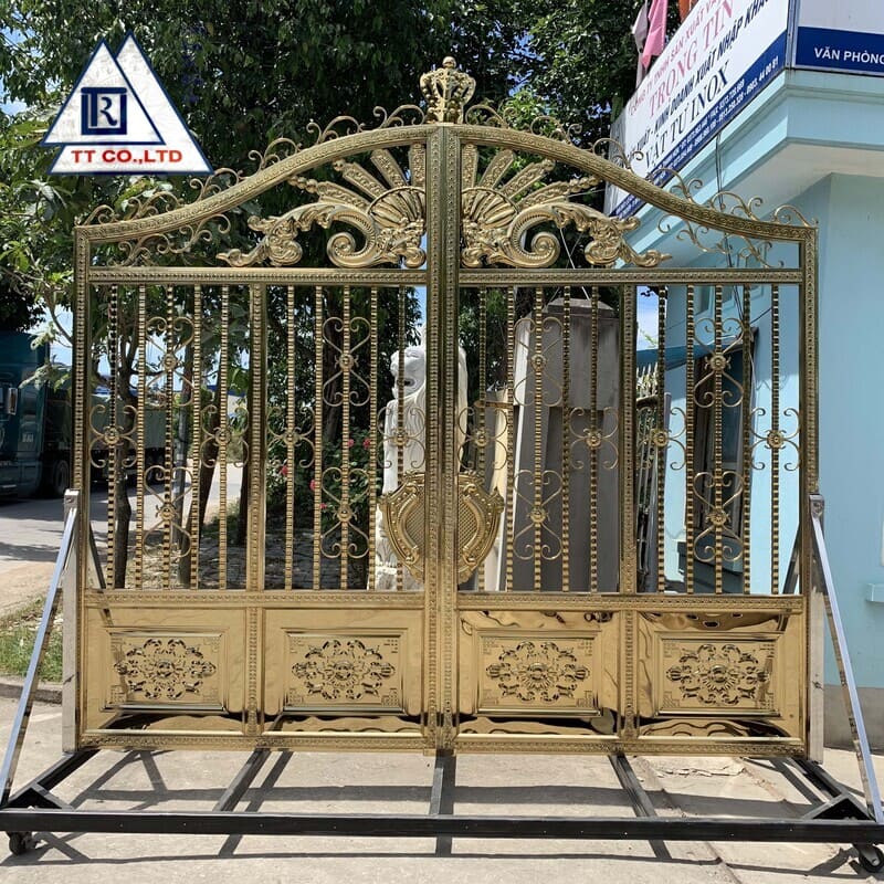 mẫu cổng inox đẹp