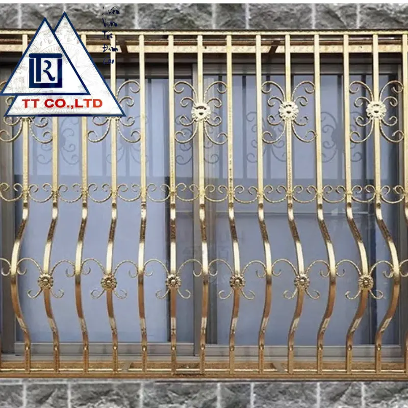 Gia công khung cửa sổ inox màu