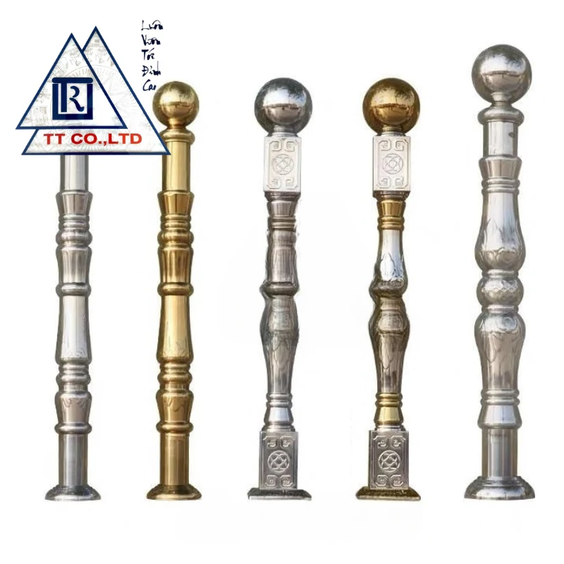 trụ cầu thang inox