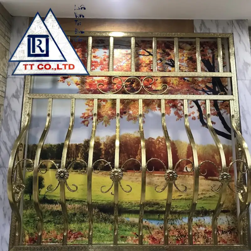Gia công khung cửa sổ inox màu