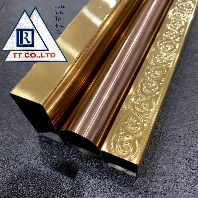 Sản phẩm ống hộp inox màu