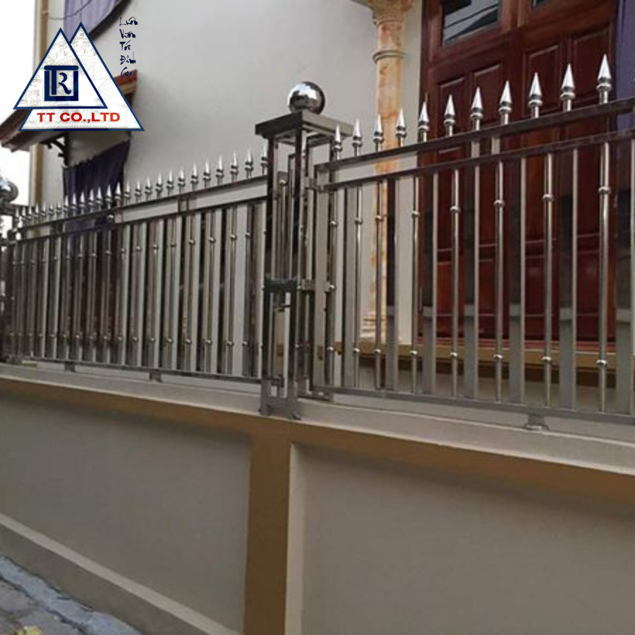 Các yếu tố cần cân nhắc khi thiết kế hàng rào inox màu