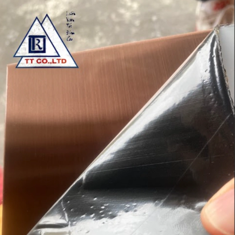Inox Sọc Nhuyễn Màu Đồng
