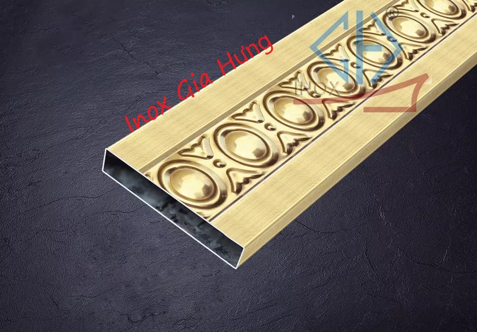 Ống hộp hoa văn inox / mầu
